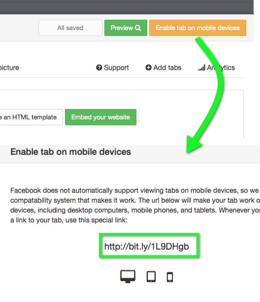 facebook-paste-embed-code-mobile-device