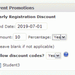 Promotional Discount