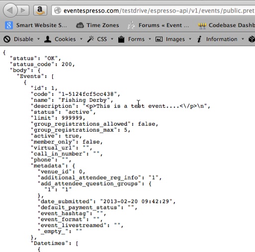 crypto compare api output format