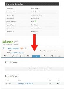 Infusionsoft Integrated Payments