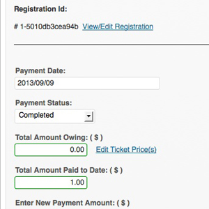 WordPress Event Manage Attendee Payments