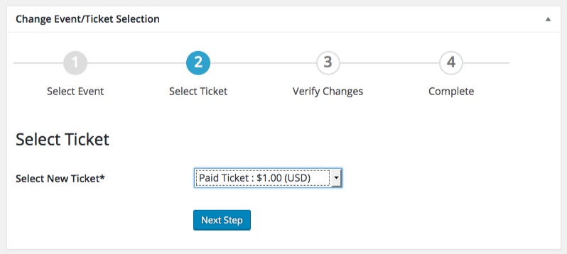 Attendee Mover - Registration Step 2