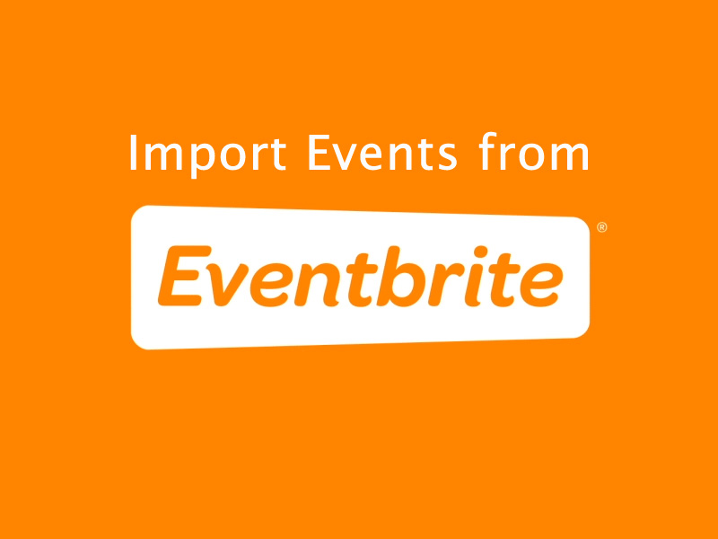 Import Events from Eventbrite