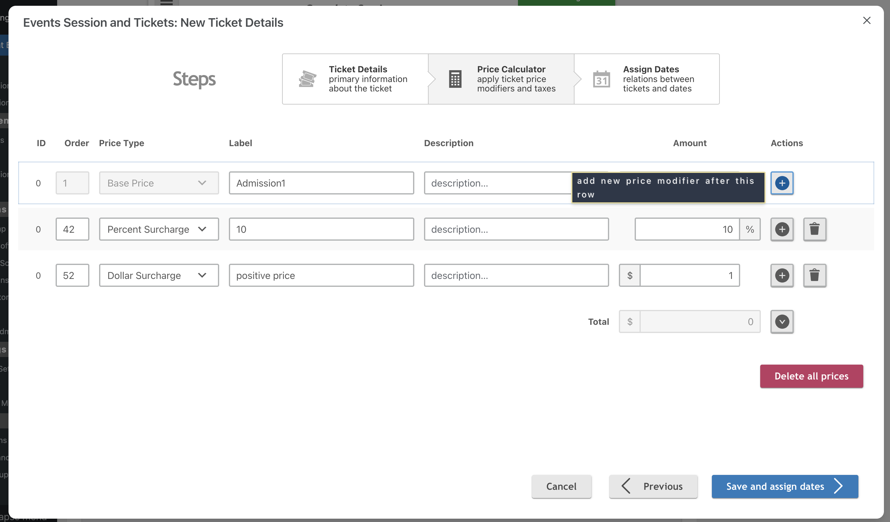 Event Espresso Ticket Price Calculator Add Surcharge